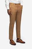 Honey Brown Flannel 3 Piece Suit - MenSuits