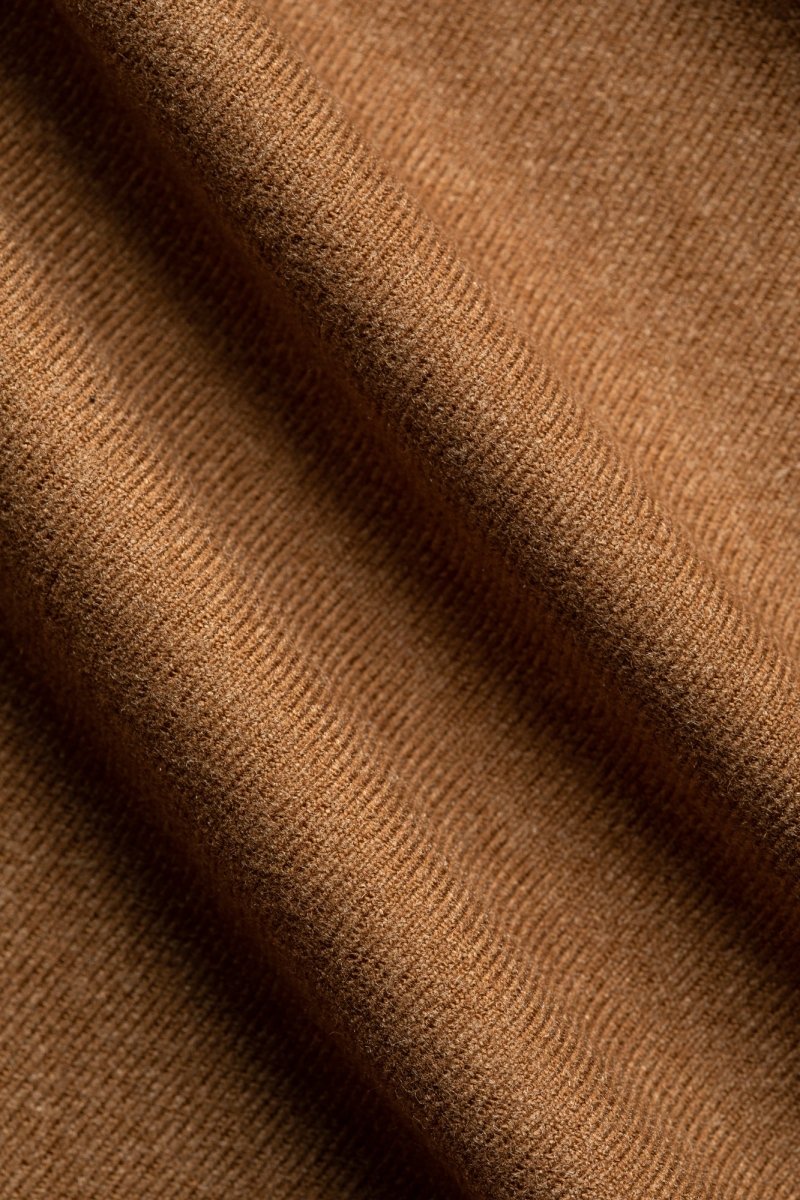 Honey Brown Flannel 3 Piece Suit - MenSuits