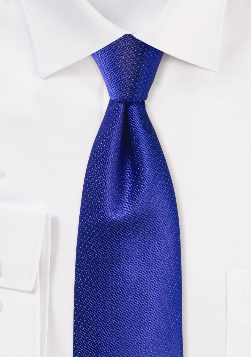 Horizon Blue Small Texture Necktie - MenSuits