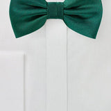 Hunter Green Herringbone Bowtie - MenSuits