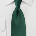 Hunter Green MicroTexture Necktie - MenSuits