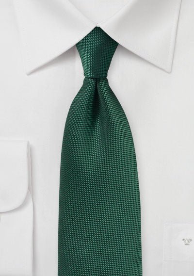 Hunter Green MicroTexture Necktie - MenSuits