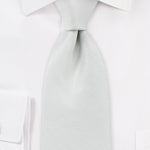 Ivory MicroTexture Necktie - MenSuits
