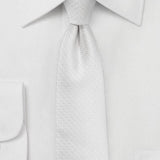 Ivory Pin Dot Necktie - MenSuits