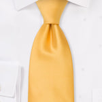 Lemon Solid Necktie - MenSuits