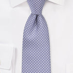 Lilac Pin Dot Necktie - MenSuits