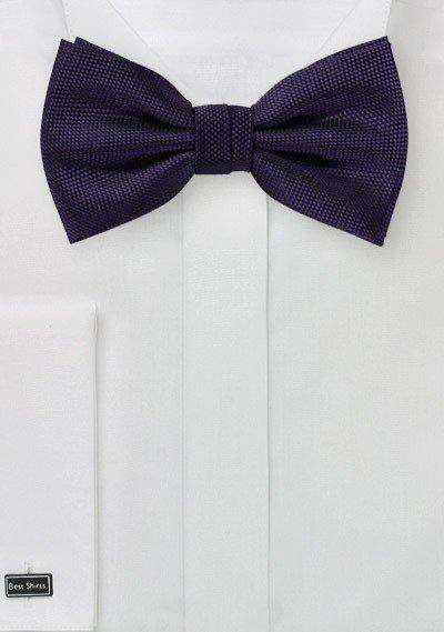 Majesty Purple MicroTexture Bowtie - MenSuits