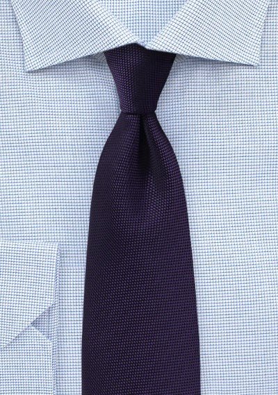 Majesty Purple MicroTexture Necktie - MenSuits