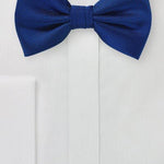 Marine Blue MicroTexture Bowtie - MenSuits