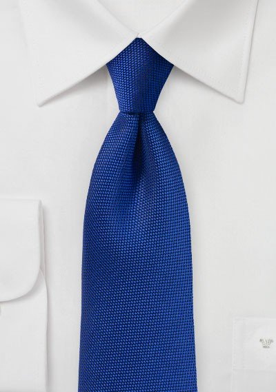 Marine Blue MicroTexture Necktie - MenSuits