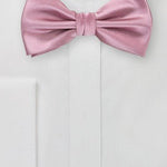 Mauve Pink Solid Bowtie - MenSuits