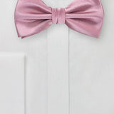 Mauve Pink Solid Bowtie - MenSuits