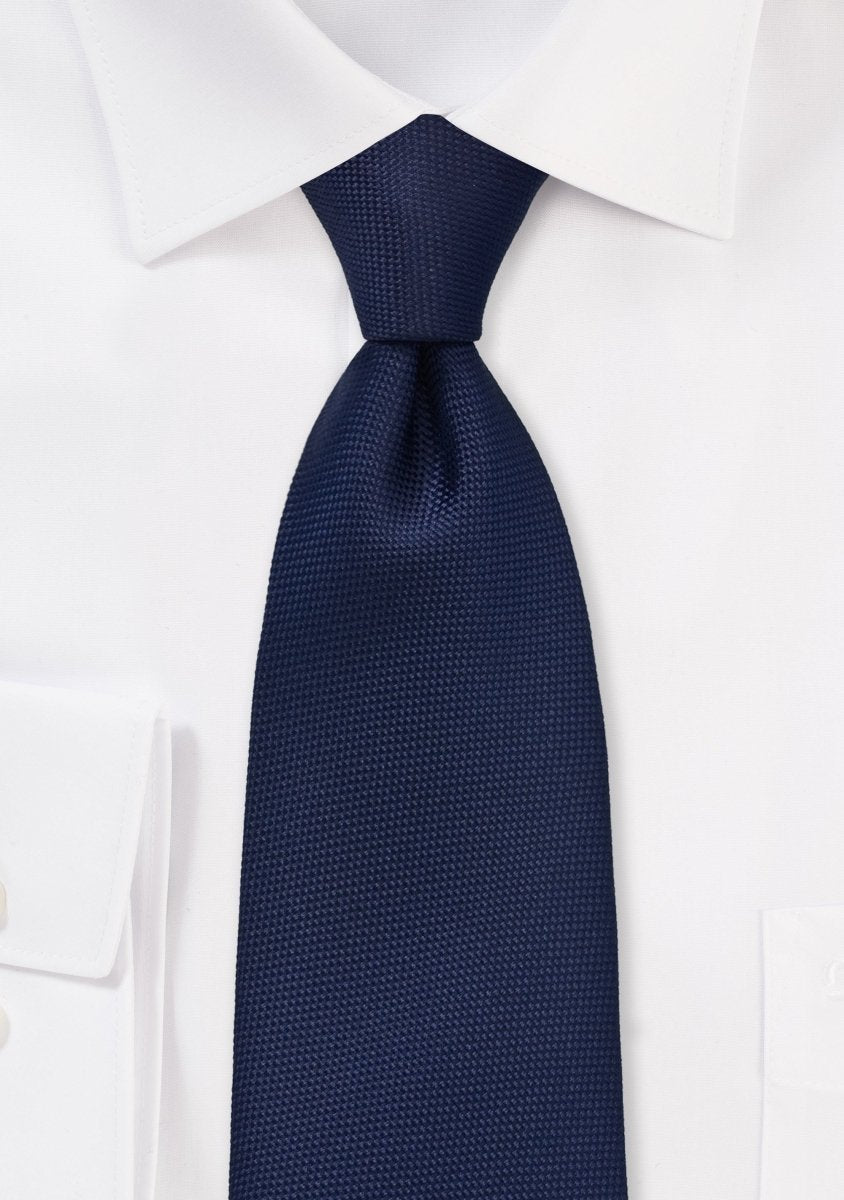 Menswear Navy MicroTexture Necktie - MenSuits