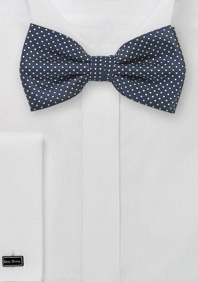 Midnight Pin Dot Bowtie - MenSuits