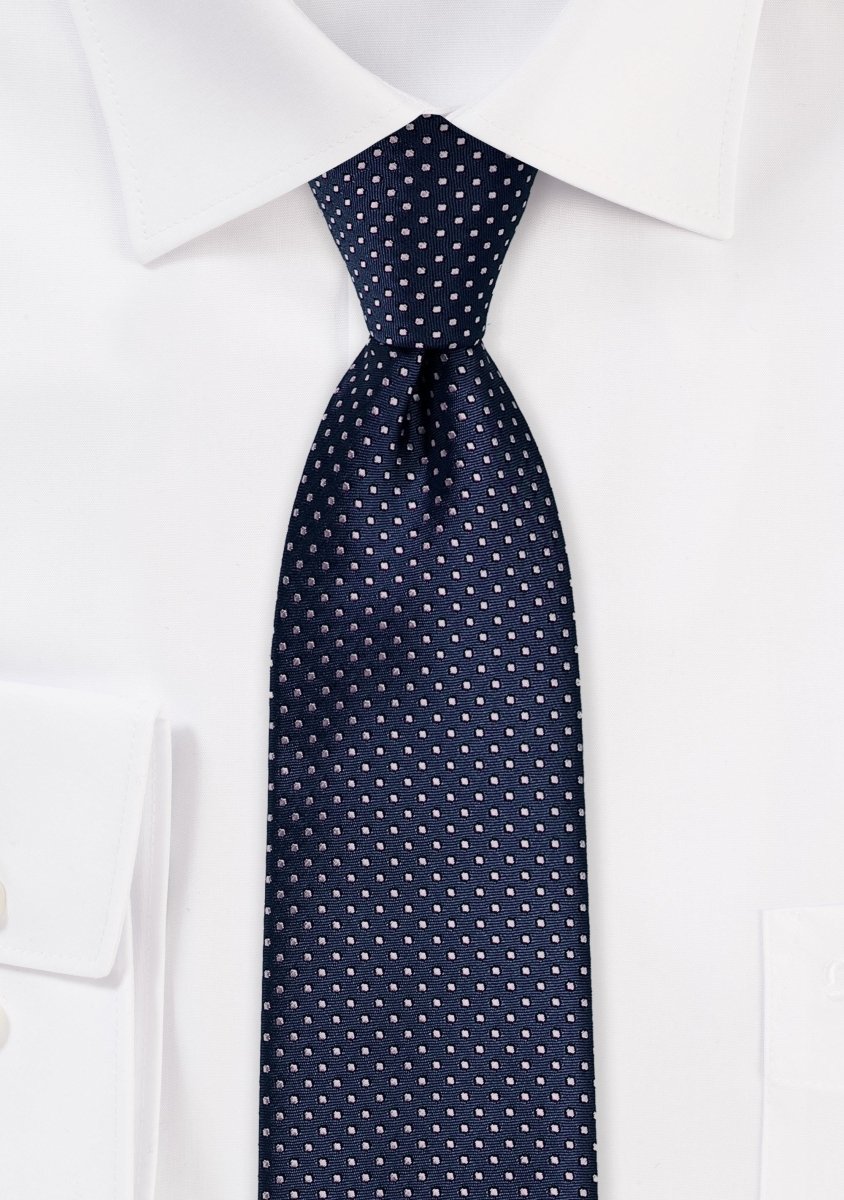 Midnight Pin Dot Necktie MenSuits