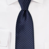 Midnight Pin Dot Necktie - MenSuits