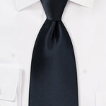 Midnight Solid Necktie - MenSuits