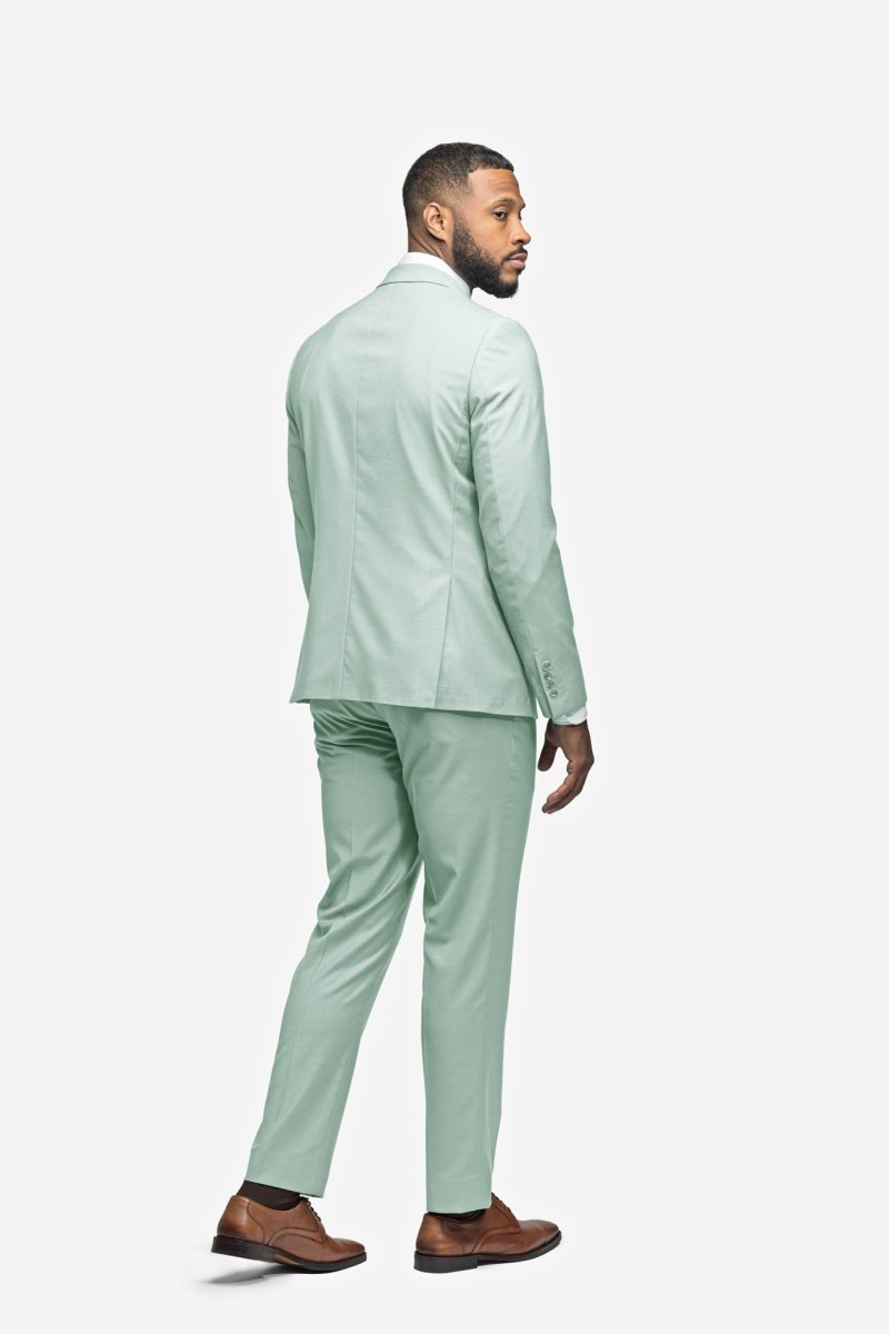 Mint Green 2 Button Suit - MenSuits
