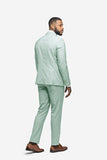 Mint Green 2 Button Suit - MenSuits