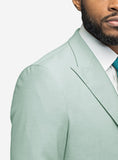 Mint Green 2 Button Suit - MenSuits