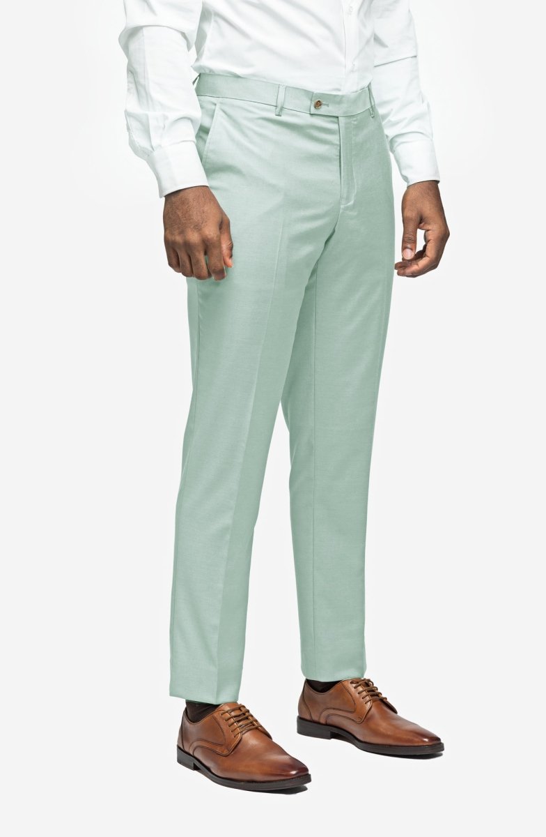Mint Green 2 Button Suit - MenSuits