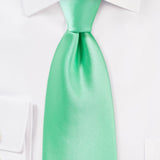 Mint Solid Necktie - MenSuits
