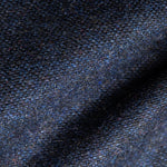 Navy Blue Tweed 3 Piece Suit - MenSuits