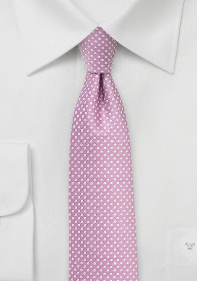 Orchid Pin Dot Necktie - MenSuits