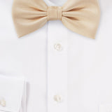 Peach Apricot MicroTexture Bowtie - MenSuits
