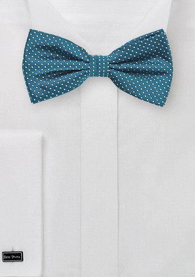 Peacock Pin Dot Bowtie - MenSuits