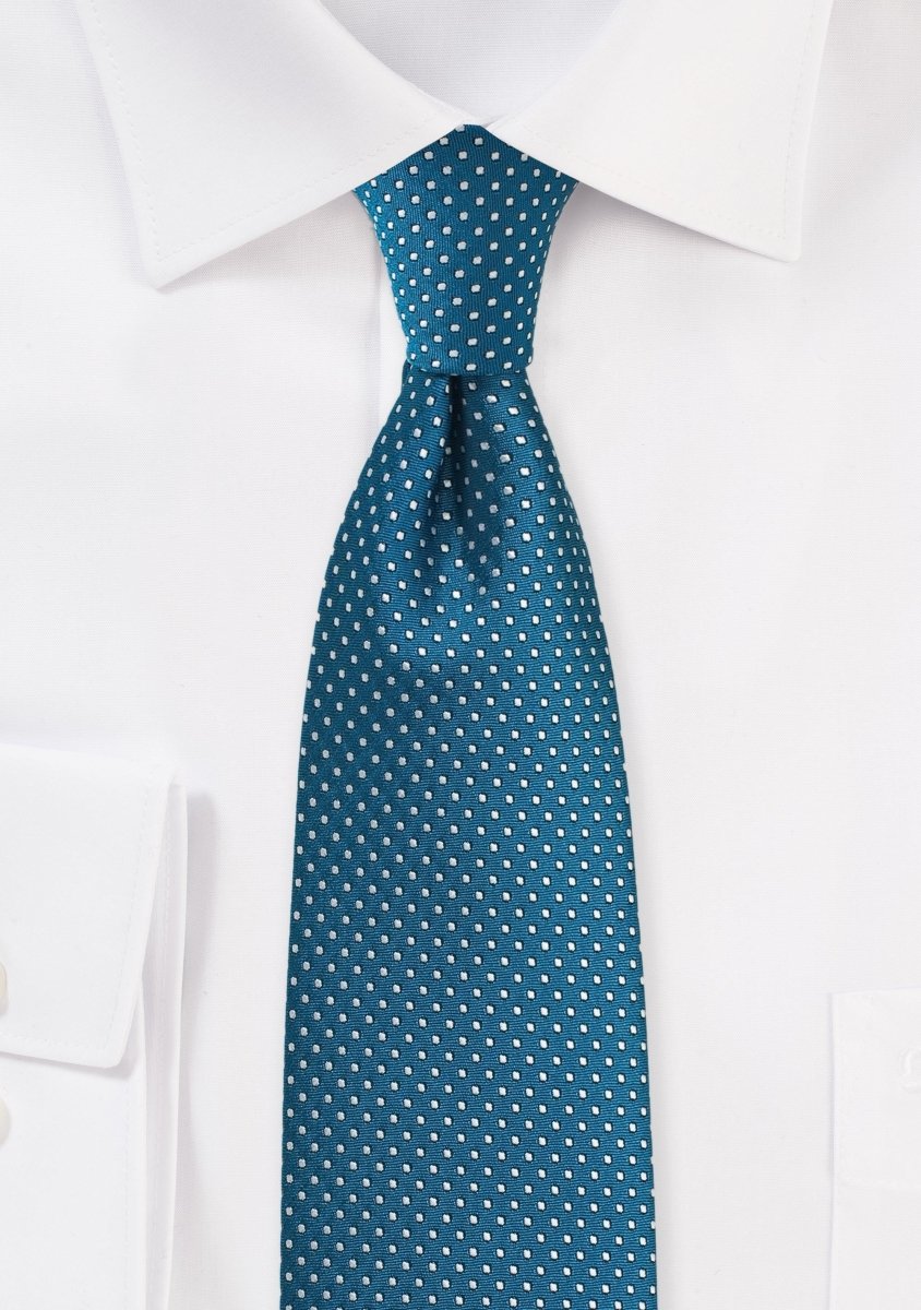 Peacock Pin Dot Necktie - MenSuits