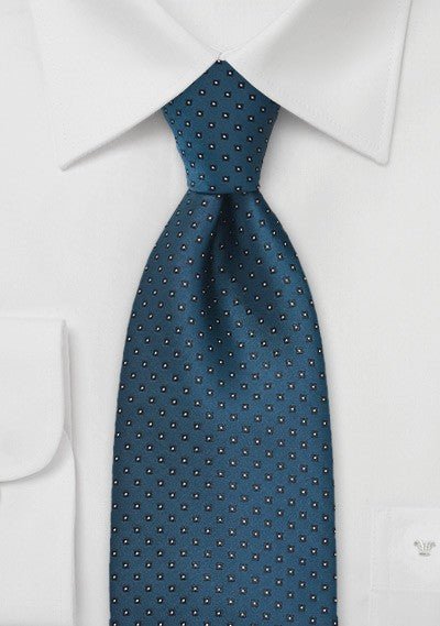 Peacock Polka Dot Necktie - MenSuits