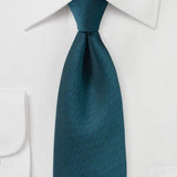 Peacock Teal MicroTexture Necktie - MenSuits