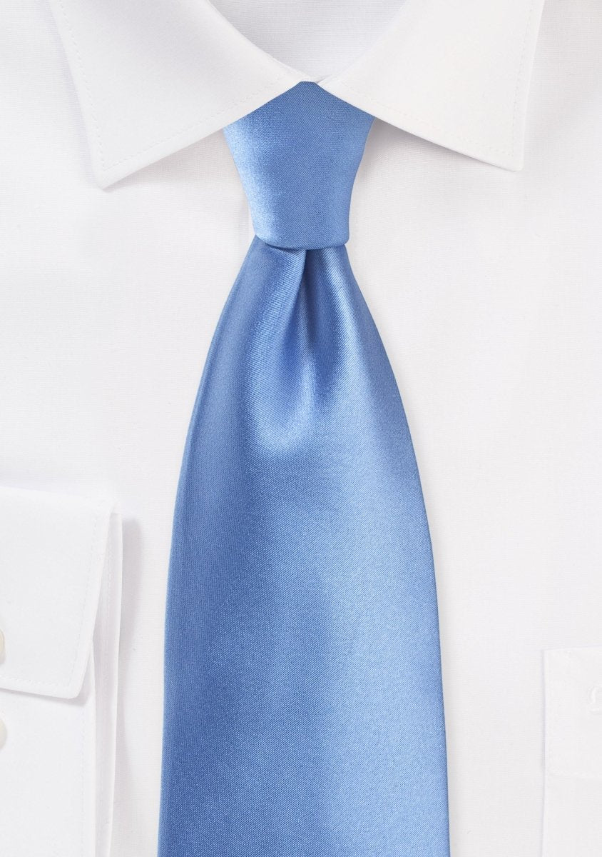 Periwinkle Solid Necktie - MenSuits