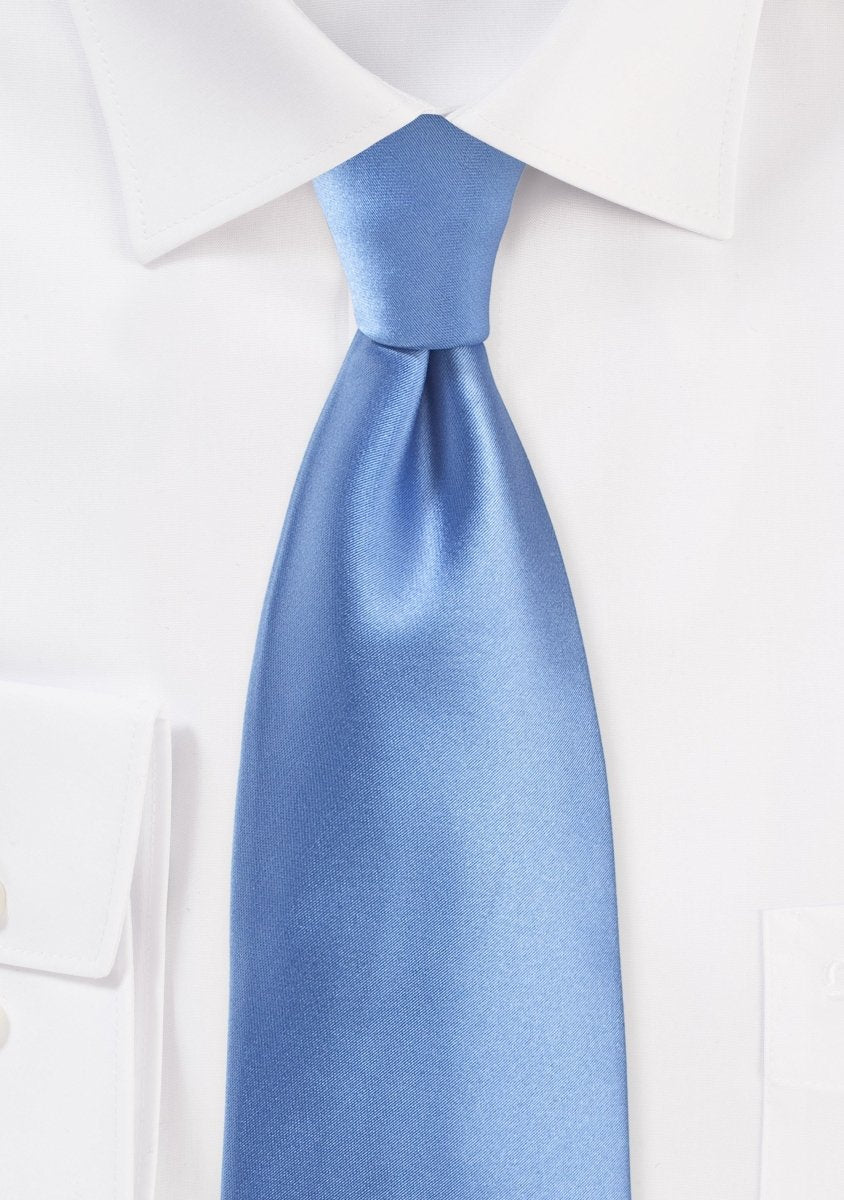Periwinkle Solid Necktie - MenSuits