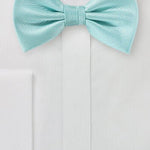 Pool Blue MicroTexture Bowtie - MenSuits