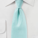Pool Blue MicroTexture Necktie - MenSuits