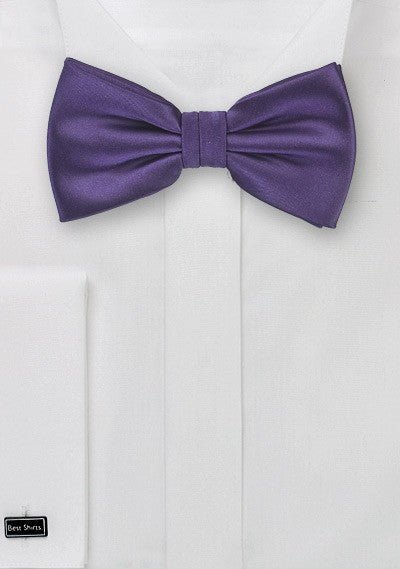 Purple Solid Bowtie - MenSuits