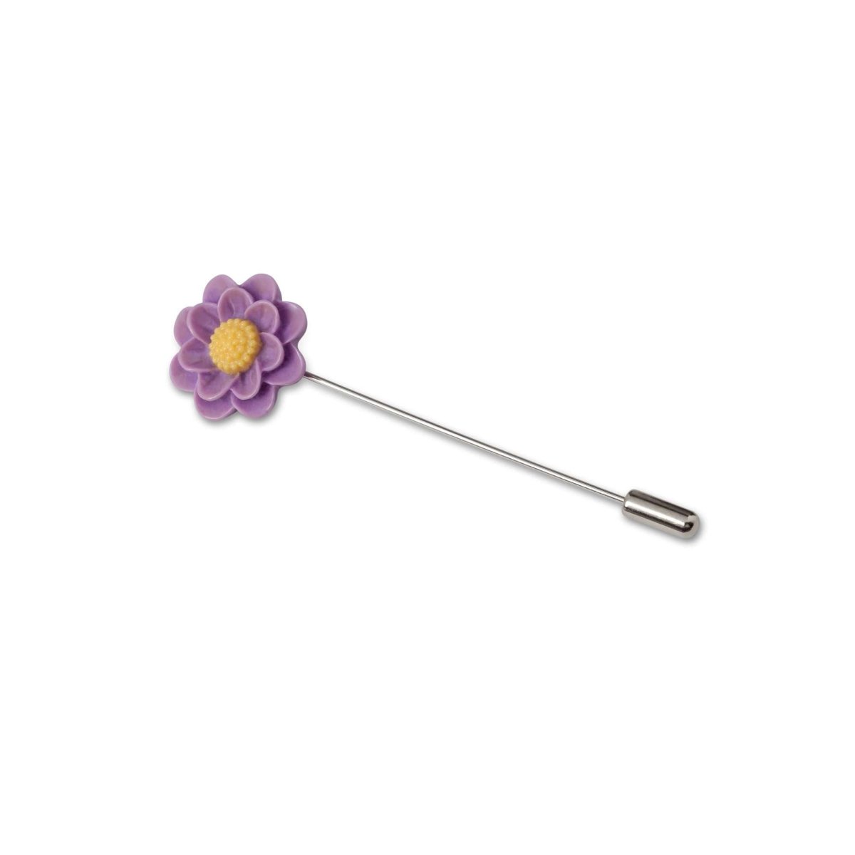 Purple Sunflower Lapel Pin - MenSuits