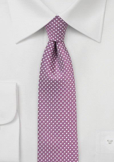 Raspberry Pin Dot Necktie - MenSuits