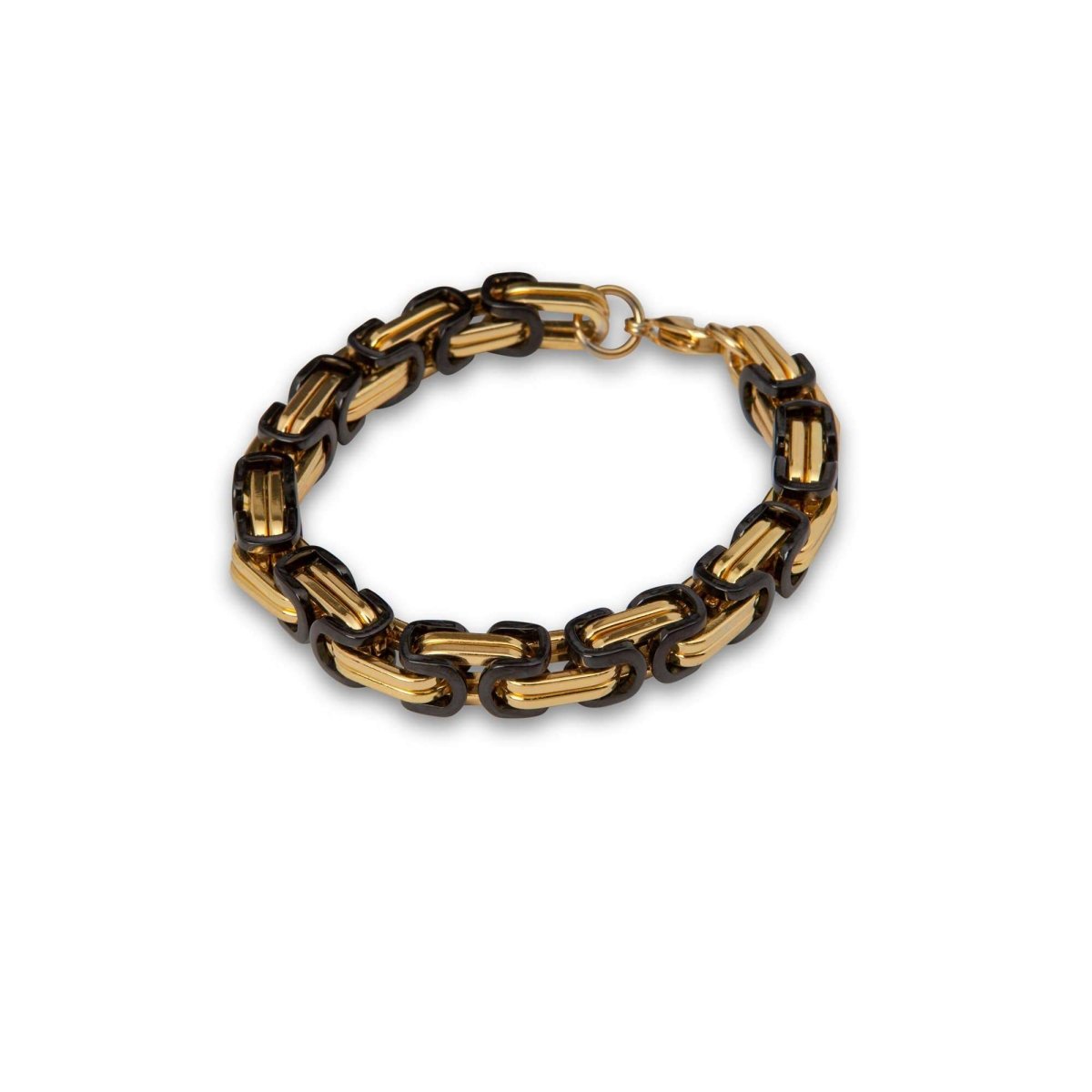 Reverse Black and Gold Chain Bracelet - MenSuits