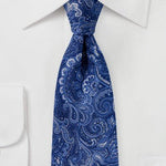 Royal Floral Paisley Necktie - MenSuits