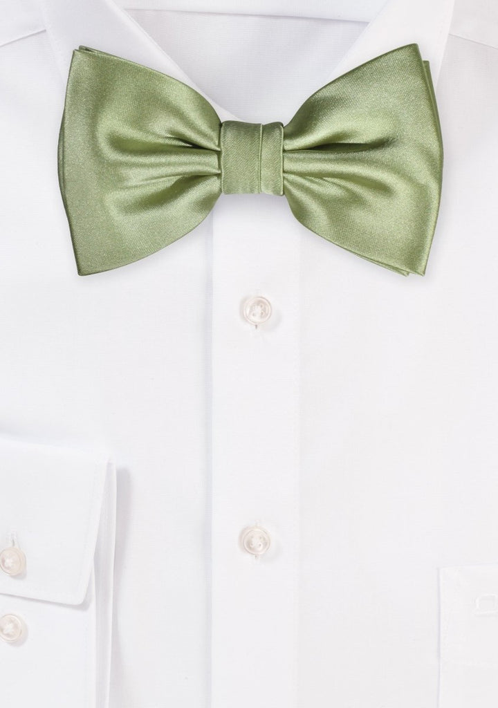 Sage Solid Bowtie - MenSuits