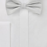 Silver Pin Dot Bowtie - MenSuits