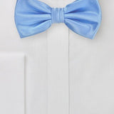 Sky Blue Solid Bowtie - MenSuits