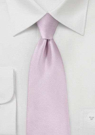 Soft-Lilac Solid Necktie - MenSuits