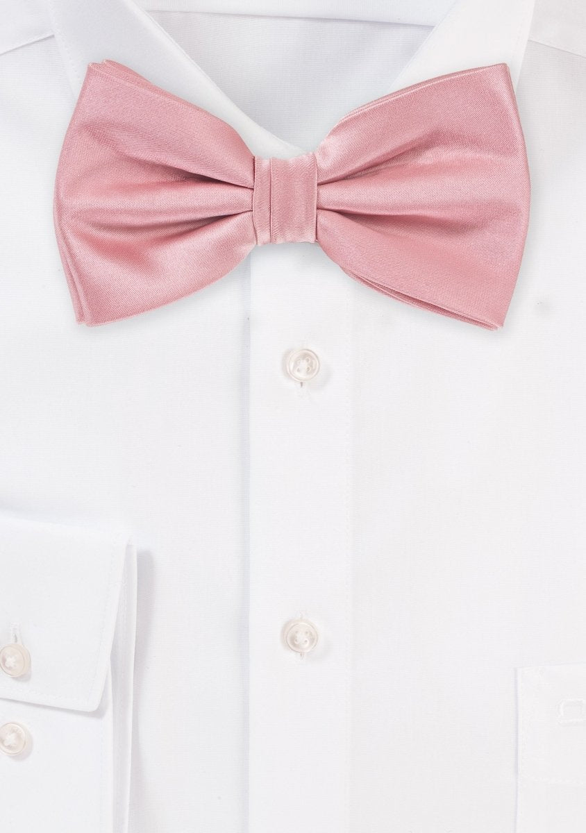 Soft Pink Solid Bowtie - MenSuits