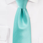 Spa Blue Small Texture Necktie - MenSuits