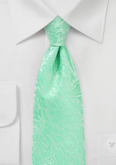 Spring Bud Floral Paisley Necktie - MenSuits
