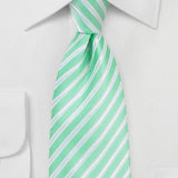 Spring Bud Summer Striped Necktie - MenSuits